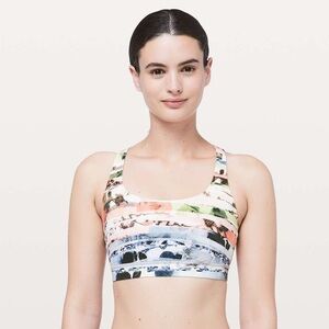 Lululemon energy bra Monet electric jungle multi  size:6